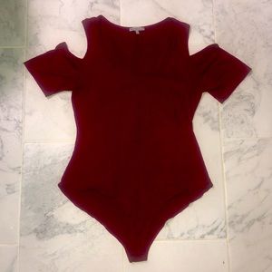 Maroon bodysuit